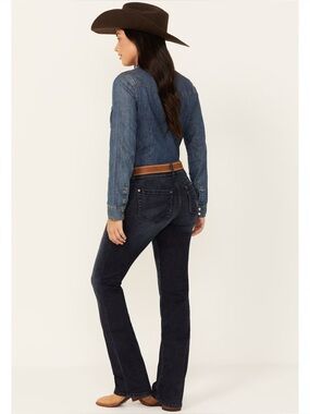Shyanne Shay Mid Rise Bootcut Performance Stretch Jeans